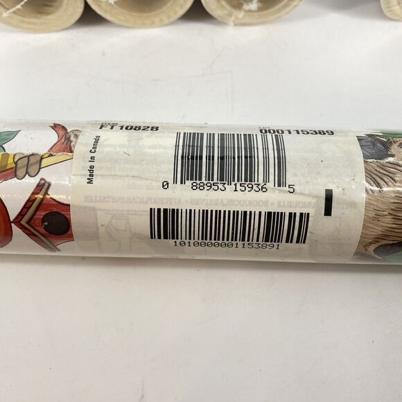 Imperial Wallcoverings Colorful Animals Toddler Child Wallpaper 5 Single Rolls - Picture 3 of 5